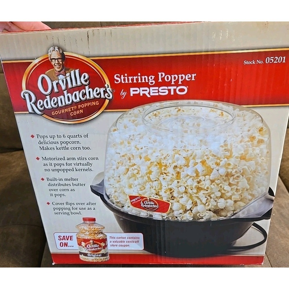 Orville Redenbacher's Stirring Popper Presto Movie Theater‎ Popcorn Kettle Corn